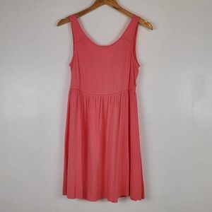 Altar'd state XS tank dress, tie back, pink
